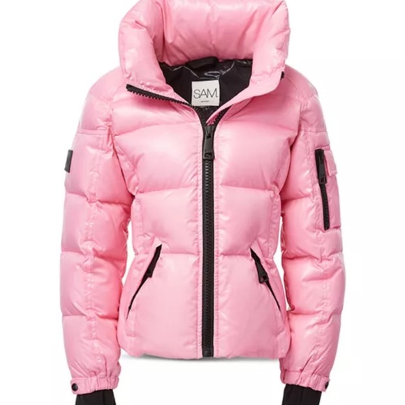 SAM Pink Puffer Jacket - Picture 1 of 7